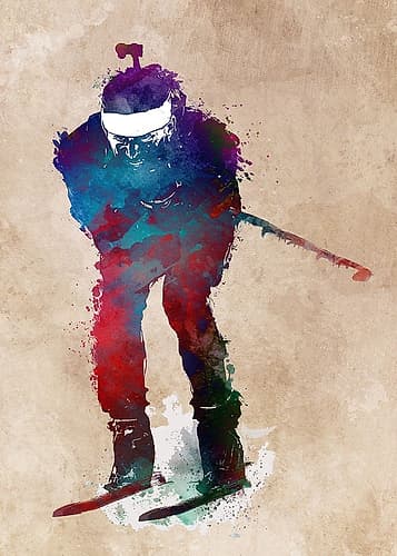 Sport Biathlon Art (2) Modern Print