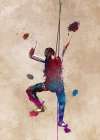 Sport Climber Art Art Print