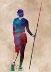 Sport Javelin Throw Art Art Print