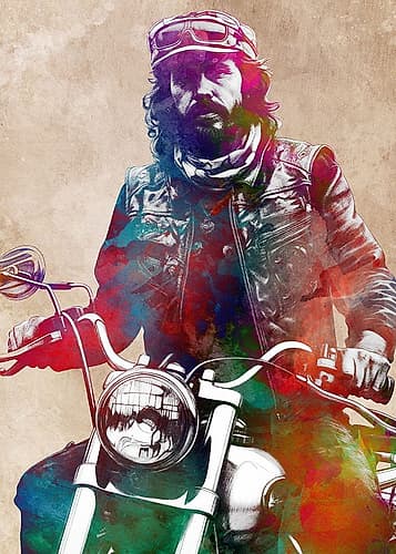 Sport Moto Racing Art (2) Nature Print