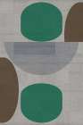 Woven Green Brown Grey 1 Minimalist Print