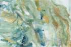 Blue Abstract Forms Art Print