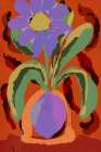 Violet Flower Art Print