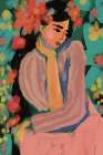 Sora in Flower Garden Art Print