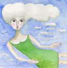 Head in the Clouds Art Print