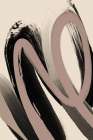 Black Strokes No 29 Minimalist Print