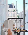 Paris Balcony Art Print