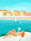 Cote DAnd#039;azur Art Print