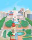 Buenos Aires Art Print