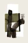 Black Zen Ochre 3 Abstract Art Print