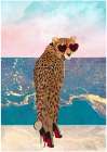 Cheetah on holiday Art Print
