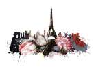 Paris France Skyline Sport Art (3) Art Print
