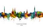 Czestochowa Poland Skyline Art Print