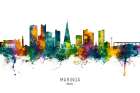 Maringa Skyline Brazil Art Print