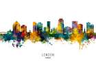 London Canada Skyline Art Print