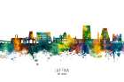 Jaffna Sri Lanka Skyline Art Print
