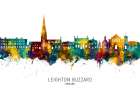 Leighton Buzzard England Skyline Art Print