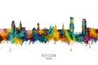 RzeszAAndsup3;w Poland Skyline Art Print