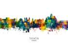 TrenA┬ìAsn Slovakia Skyline Art Print