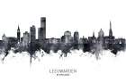 Leeuwarden The Netherlands Skyline Art Print