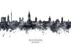 Paderborn Germany Skyline Art Print