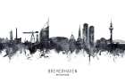 Bremerhaven Germany Skyline Art Print