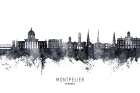 Montpelier Vermont Skyline Art Print