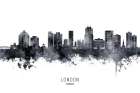 London Canada Skyline Art Print