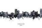 Kingston Jamaica Skyline Art Print