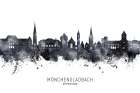 MApnchengladbach Germany Skyline Art Print