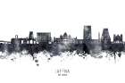 Jaffna Sri Lanka Skyline Art Print