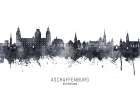 Aschaffenburg Germany Skyline Art Print