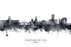Shoreham-by-Sea England Skyline Art Print