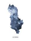 Albania Watercolor Map Art Print