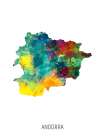 Andorra Watercolor Map Art Print