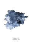 Andorra Watercolor Map Art Print