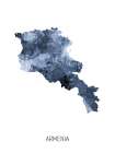 Armenia Watercolor Map Art Print