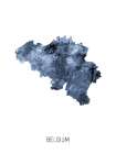 Belgium Watercolor Map Art Print