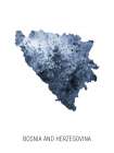 Bosnia and Herzegovina Watercolor Map Art Print
