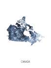 Canada Watercolor Map Art Print