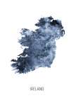 Ireland Watercolor Map Art Print