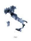 Italy Watercolor Map Art Print