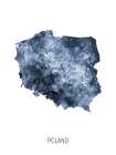 Poland Watercolor Map Art Print
