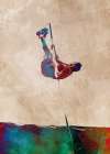 Pole Vault Sport Art Art Print