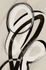 Black And White Strokes No 1 Minimalist Print