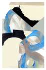 Blue Neutral Beige Black 1 Art Print
