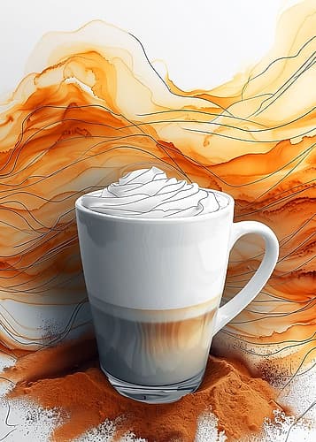 I Love Coffee Food Illustration Art (4) Coffee Print