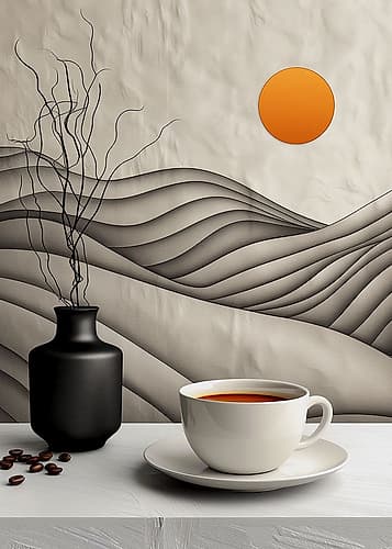 I Love Coffee Food Illustration Art (11) Coffee Print