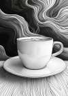I Love Coffee Food Illustration Art (17) Art Print