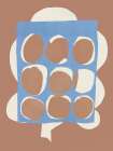 Collage cut outs 02 Minimalist Print